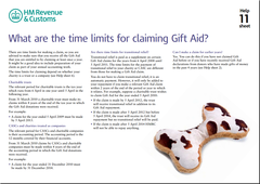 What are the time limits for claiming Gift Aid?