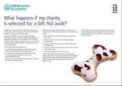 What happens if my charity is selected for a Gift Aid audit?
