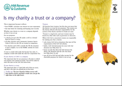 Is my charity a trust or a company?