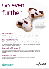 Flyer - Gift Aid